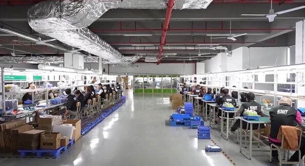 Dongguan Everwin Tech Co., Limited línea de producción del fabricante