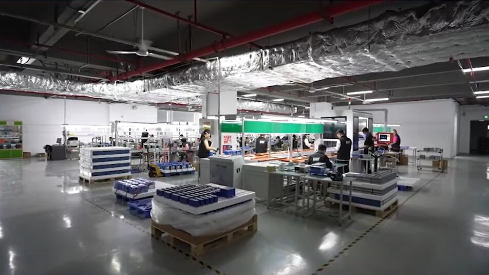 Dongguan Everwin Tech Co., Limited línea de producción del fabricante