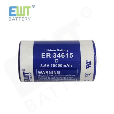 3.6V D Tamaño ER34615 Batería de Cloruro de Tionilo de Litio Fabricantes Batería cilíndrica LISOCL2