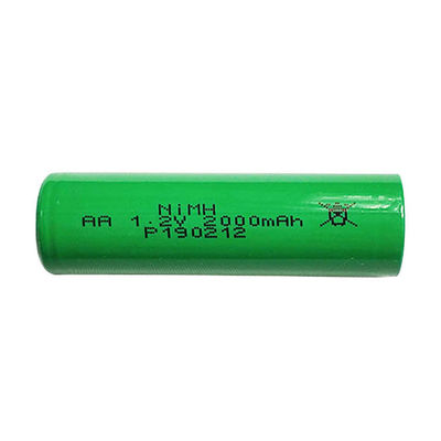 comprar 1.2v 2000mah Aa Batería recargable de níquel NiMH Batería de litio Fabricación en línea