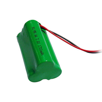 comprar 3.6v 1700mah Batería recargable de níquel NiMH AA recargable Fabricación en línea