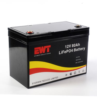 comprar Almacenamiento comercial 12V LiFePO4 Batería de iones de litio 12.8V 80Ah Batería de litio fosfato de hierro con PCB Fabricación en línea