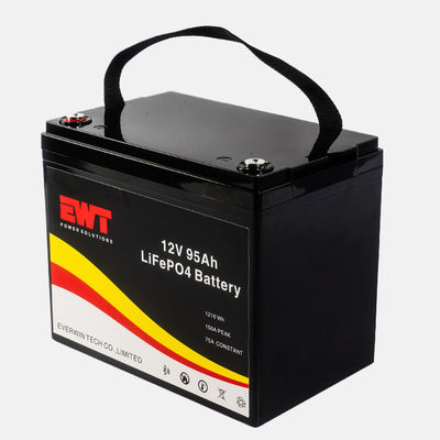 comprar Almacenamiento de vehículos eléctricos RV Car Recargable 12V Batería de iones de litio LFP LiFePO4 12.8V 95Ah Batería de litio fosfato de hierro Fabricación en línea