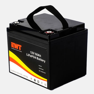 comprar Potencia de respaldo 12.8V Batería de litio hierro fosfato 12.8V 50Ah LiFePO4 Batería de litio LFP recargable Fabricación en línea