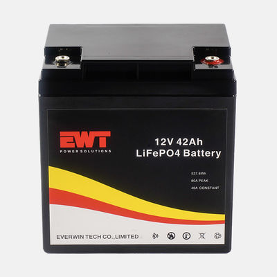 comprar 12V 12.8V LFP Batería de litio hierro fosfato con material de ánodo 42Ah LiFePO4 IFR32700 de reemplazo fabricación en línea
