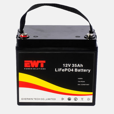 comprar 12.8V batería de reemplazo de litio LiFePO4 Sistemas de energía eléctrica 12V 35Ah Batería de litio fosfato de hierro Fabricación en línea