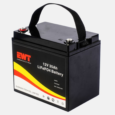 comprar Sistema de energía solar 12V 35Ah Batería de litio hierro fosfato 12.8V LiFePO4 LFP Batería de litio con BMS Fabricación en línea