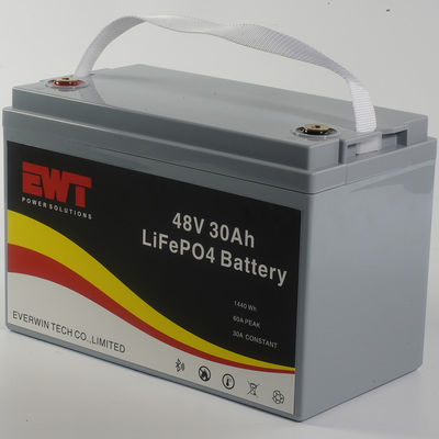 comprar Paquete de baterías de fosfato de hierro de litio de 48V 30AH para monitoreo en línea Alta seguridad Bajo impacto ambiental Fabricación en línea