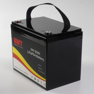comprar Potencia de salida 640Wh Batería de litio-fosfato de hierro de 24V con velocidad de descarga de 3C y vida útil Fabricación en línea