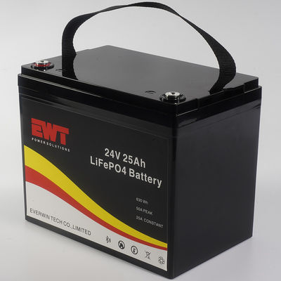 comprar Batería de fosfato de hierro de litio de 24 V integrada en BMS con velocidad de descarga de 3 C y corriente de carga máxima de 20 A fabricación en línea