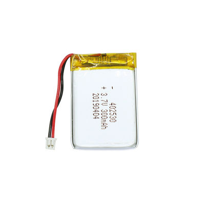 Batería de litio polímero personalizada 3.7v 300mah Batería LiPo 402530