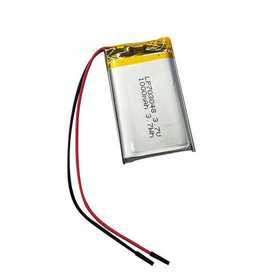 Batería de polímero de litio de potencia 3.7v 1000mah Batería LiPo 703048