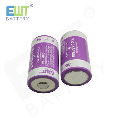 Batería primaria de litio de alta capacidad ODM 3.6V 14500mAh ER34615M