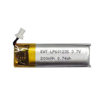 601235 Batería de polímero de litio 300mAh 400mAh 3.7V 200mAh Batería LiPo