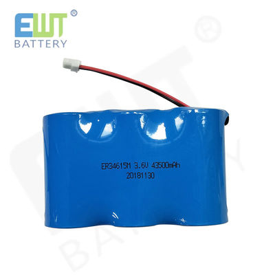 Batería de cloruro de tionylo de litio AAA con celda ER34615 19000mAh Batería LiSOCL2