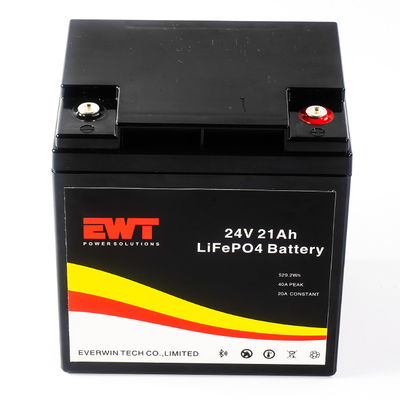 24V 21AH Lifepo4thium batería para scooter eléctrico