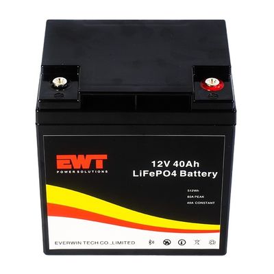 Dimensiones personalizadas 12V 40Ah batería de patineta eléctrica