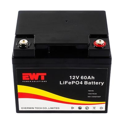 Sistema de energía de respaldo de EWT LiFepo4 12v 60ah