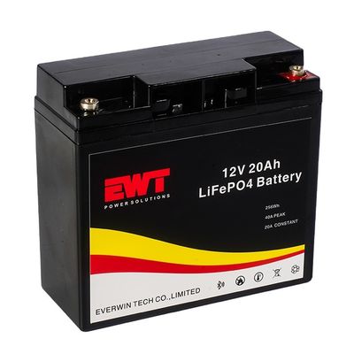 Batería recargable de li-ion BMS 0.2C 12.8V 20ah Batería Lifepo4