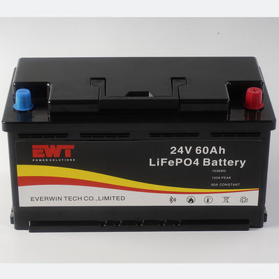 Performance estable 24V 60Ah Lifepo4 Batería de almacenamiento de energía para reemplazo de ácido plomo