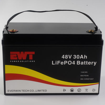 Alta seguridad Batería de almacenamiento de energía Lifepo4 de 48V 30Ah para ácido plomo