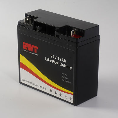Envío rápido IFR32700 24V 12AH Batería Lifepo4 con larga vida útil