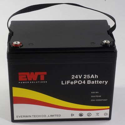 IFR32650 24V 25Ah LiFePO4 Batería para vehículos eléctricos y aplicaciones de seguridad