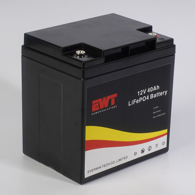 Batería de litio 12V 40Ah 32700 LiFePo4 con baja tasa de auto descarga
