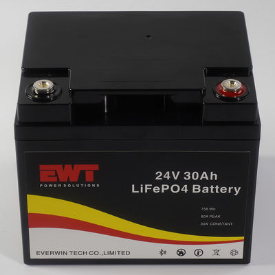 Batería LiFePO4 de 24V de fosfato de hierro de litio de potencia superior para cualquier clima y temperatura