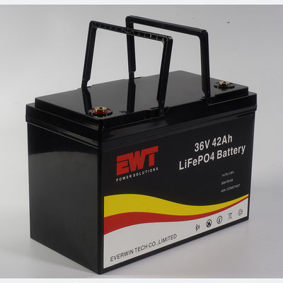 Carro de golf eléctrico Lifepo4 Batería 36V 42AH para suministro de energía