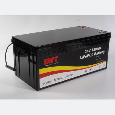 Batería recargable portátil de 24V 120Ah con terminal T8 personalizada