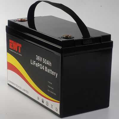 Equipo de limpieza de alta seguridad Lifepo4 Batería 36V 50Ah con tiempo de trabajo largo