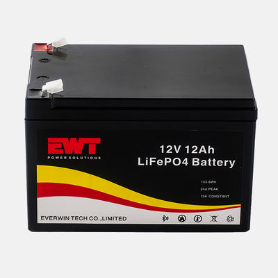 IFR26650 4S 12AH 12V Lifepo4 Batería de paquete Tamaños de batería personalizados desde EWT Support