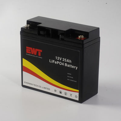 Batería de litio hierro fosfato 12.8V 25ah Lifepo4 Batería para el sistema solar