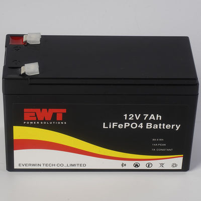 Long Life 12V 7AH VRLA Lifepo4 de ciclo profundo con batería de litio hierro fosfato