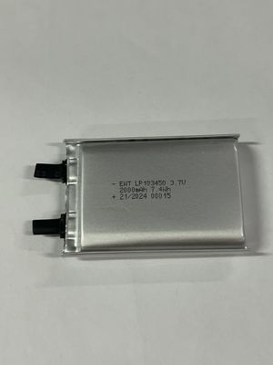 3.7V Voltado nominal Baterías de película delgada de plata Fuente de alimentación para diversas aplicaciones
