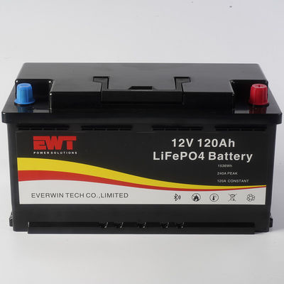Módulo de batería de litio hierro fosfato de 12V 120AH personalizable para la integración del sistema solar Tipo de célula cilíndrica o prismática
