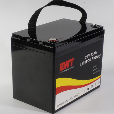 Batería de iones de litio recargable de 24 V en negro para equipos pesados