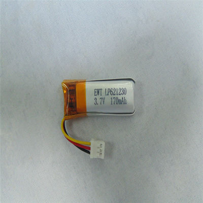 Célula de li-polímero para LP621230 3.7V 170mAh Batería de litio de polímero Rendimiento y durabilidad inmejorables