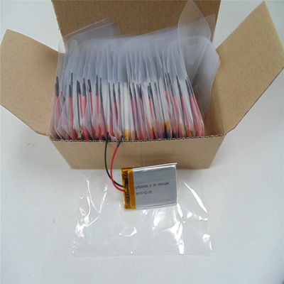Protección contra descargas y descarga LP523450 3.7V 1000mAh Batería de polímero de litio flexible para seguridad