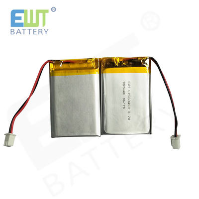 LP553450 3.7V 950mAh Batería de polímero de litio 1S1P Paquete de ensamblaje Modelo de soporte PCM