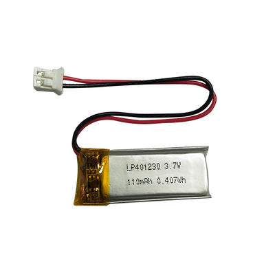 1S1P Li-Polymer Power Cell LP401230 3.7V 110mAh con PCM La solución definitiva para el almacenamiento de energía