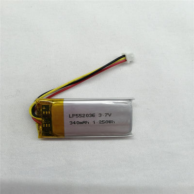 LiPo Pack de alta capacidad LP602535 3.7V 500mAh Características de seguridad Protección de cortocircuito para un rendimiento duradero