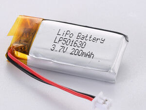 3.7V 200MAH 1S1P Batería de polímero de litio modelo de montaje con 12 meses de garantía y materiales tóxicos NO PCM tamaño pequeño