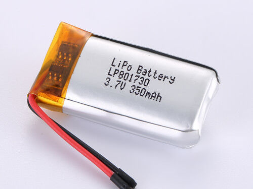 LP801730 3.7V 350MAH Batería LiPo para cualquier aplicación Durable y resistente a la temperatura