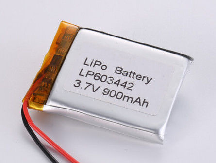 LP603442 3.7V 900MAH batería de iones de litio fabricantes Batería de litio con circuito protegido y grado A