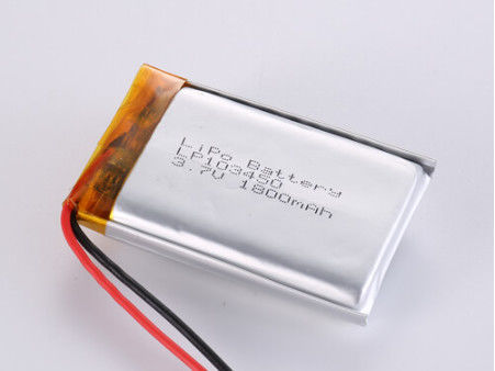 LP103450 3.7V 1800MAH Batería de iones de litio fabricantes EWT Logotipo Batería de litio de polímero Capacidad de moneda recargable