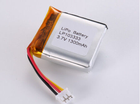 LP103333 3.7V 1300MAH Baterías de litio con composición química