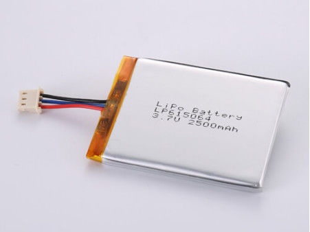 2500MAH Batería de iones de litio Fabricantes, LP615064 3.7V Batería Lipo para los requisitos del cliente