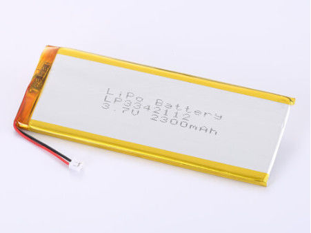 LP3342112 3.7V 2300MAH Batería de polímero de litio de alta capacidad LiPo Pack con 1 año de vida útil